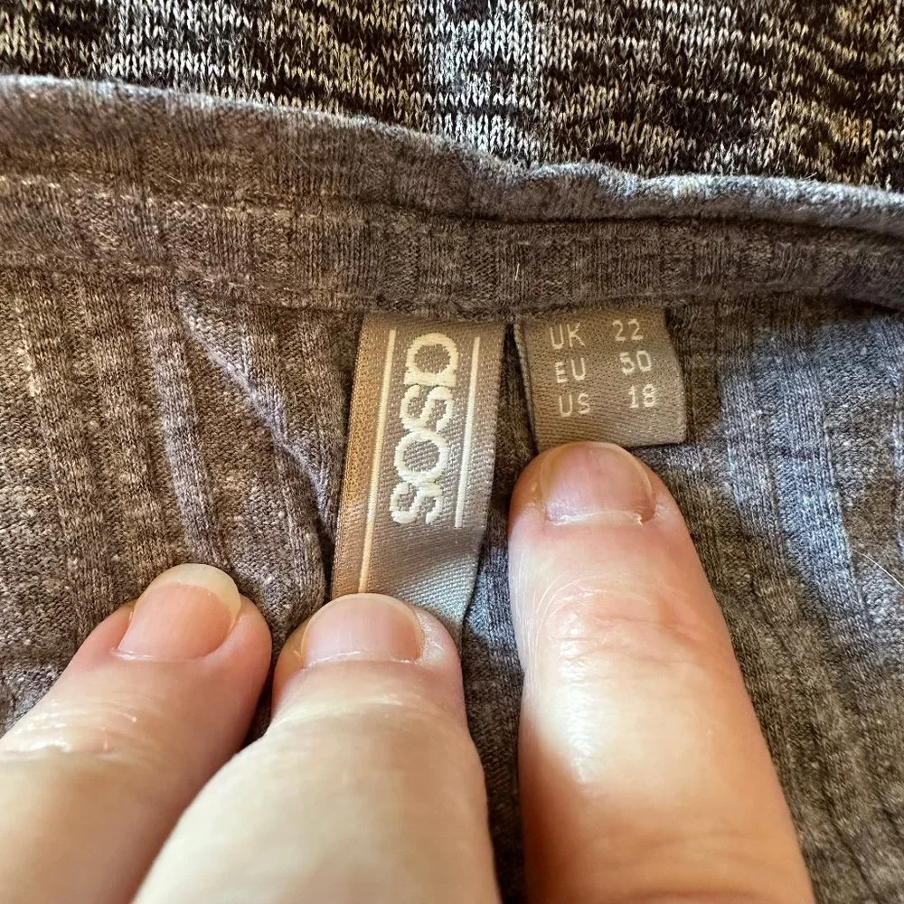 ASOS Long Sleeve Ribbed Tee - Picture 5 of 5